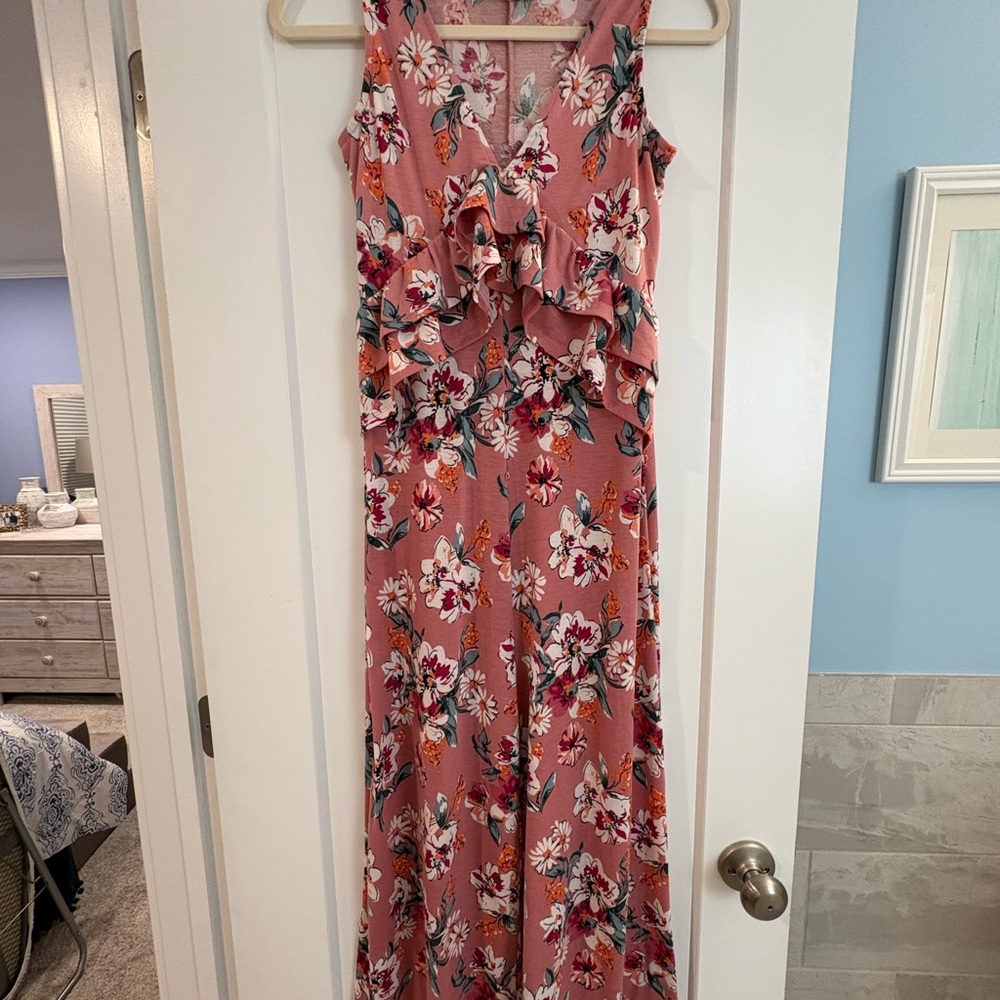 Floral Ruffle Jumpsuit